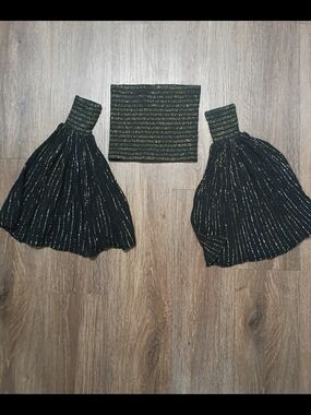D'Artemide Ophelia Sheered Tube Top With Detachable Bell Sleeves